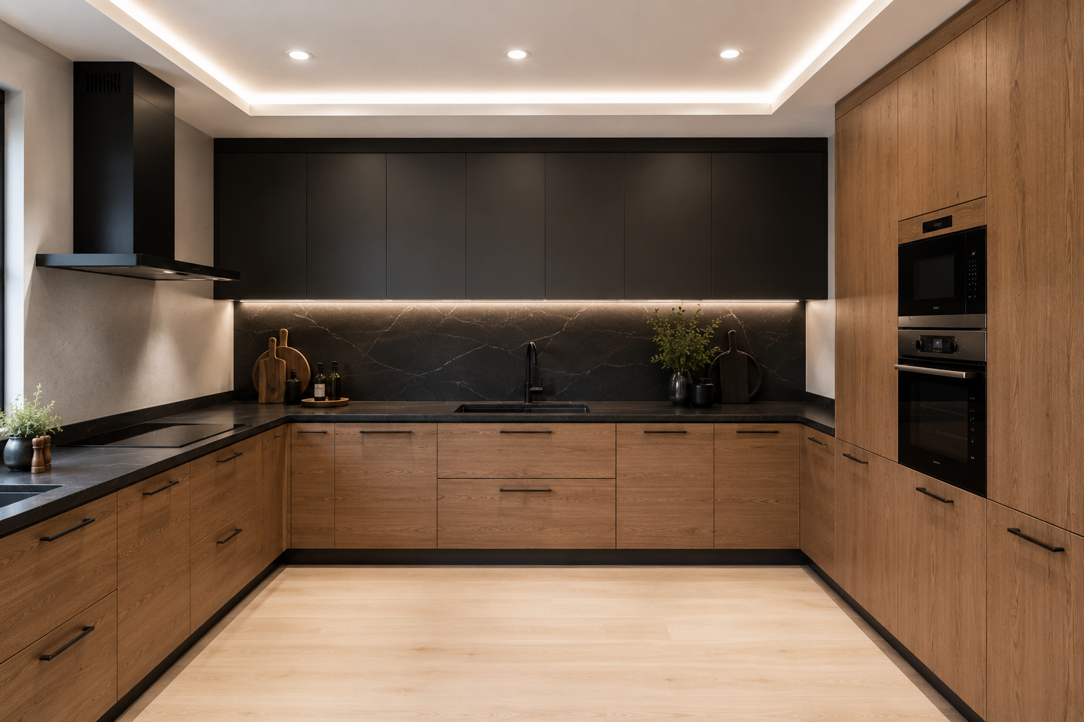 Previsualización de Cocina en software 3D fotorrealista